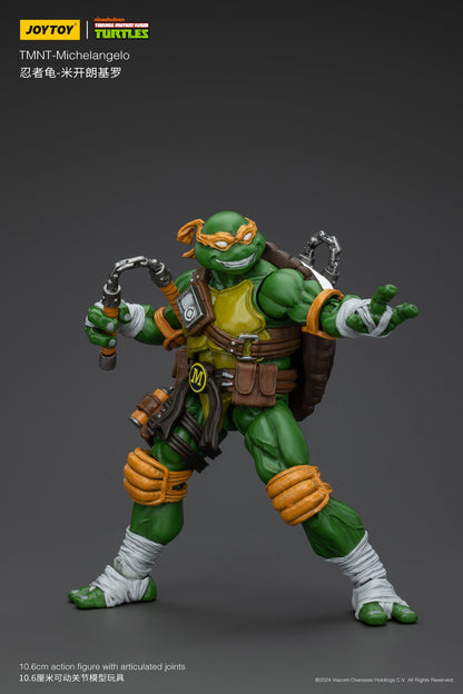 (Pre-order) Joy Toy TMNT Ninja Turtle 1/18 Scale Michelangelo