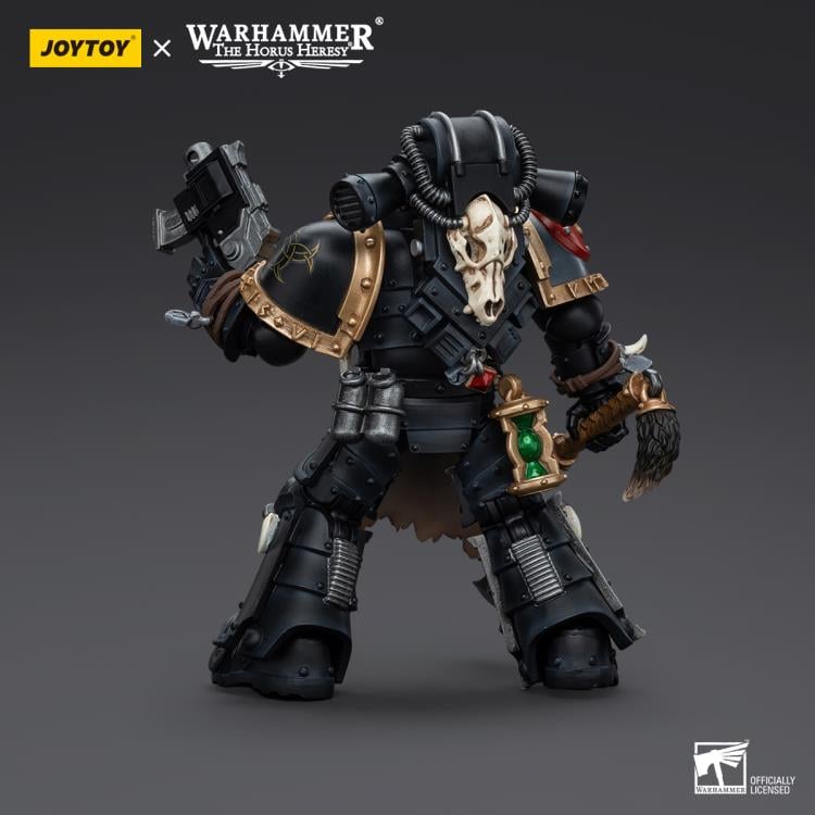 Joy Toy brings the Space Wolves to life with this Warhammer 40K 1/18 scale action figure! Savage and barbaric in their approach to warfare, the Space Wolves excel in close quarters combat. Seeking glory above all else, they nonetheless bring the might of the Emperor down on his enemies with a fury unmatched by the other Space Marine chapters.