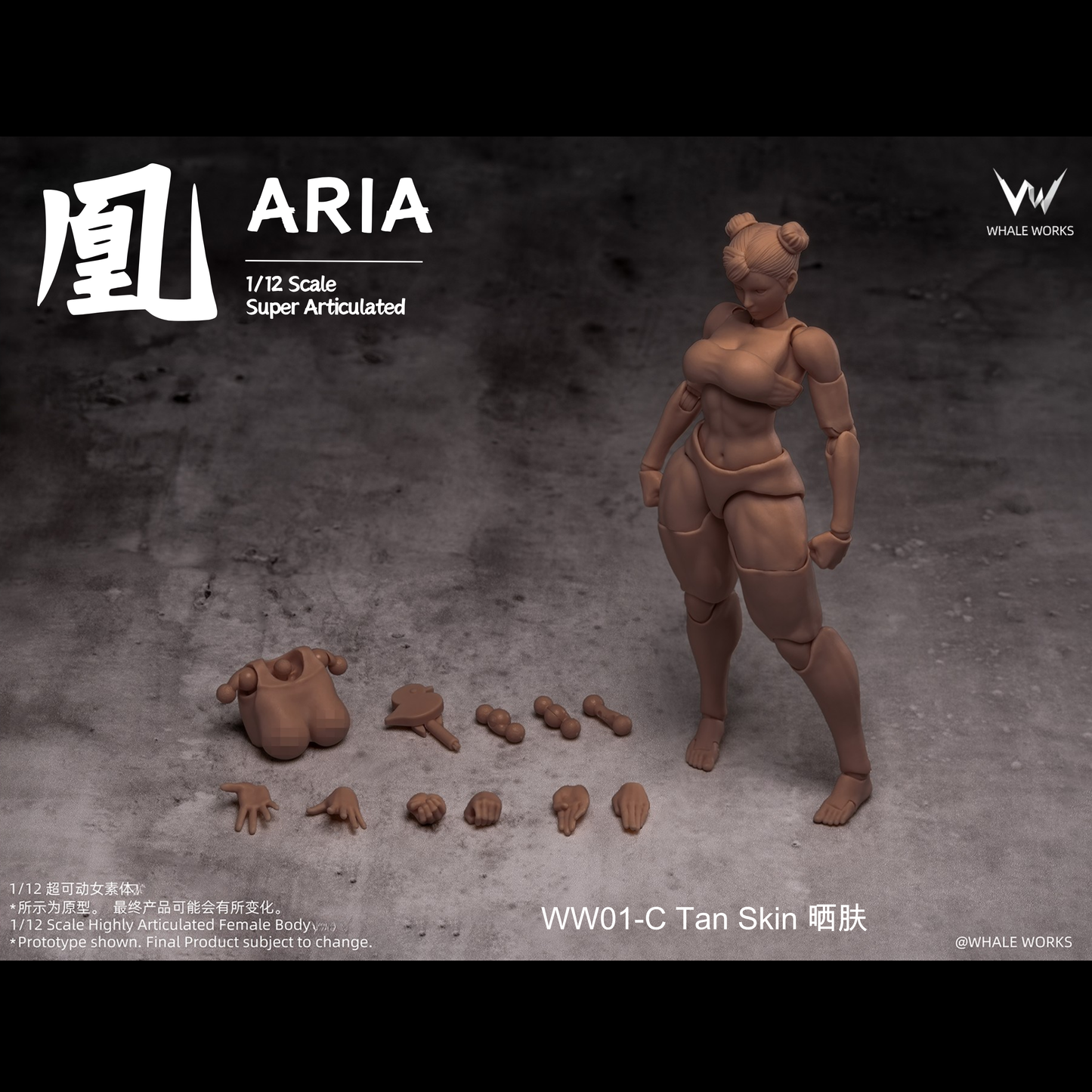 (Pre-order) Whale Works 1/12 Super Articulate figures Aria