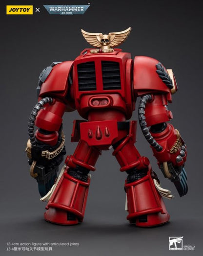 This 1/18 scale figure includes a variety of parts and accessories to allow you to customize your army of Warhammer 40k figures. Don't miss out on adding this figure to your collection!