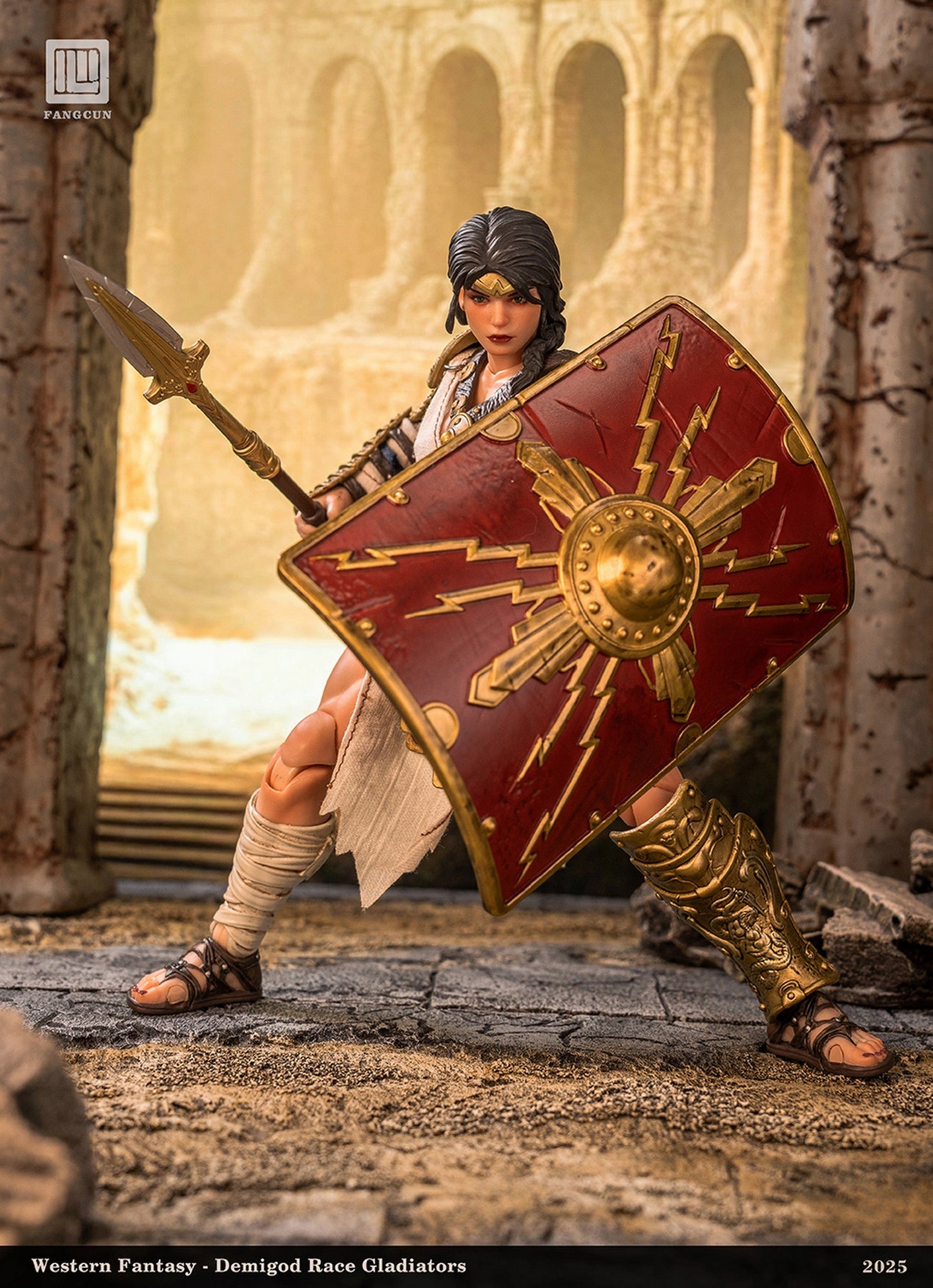 (Preorder) Fangcun Studio FC001A Demigod Race Gladiators Divine Realm War Hero Akilias 1/12 action figure