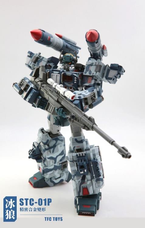 The S.T.Commander from TFC toys stands around 9.50 inches tall in robot mode and transforms into a weapons transport vehicle. The S.T.Commander figure is highly articulated and features real rubber tires and an assortment of armor pieces.