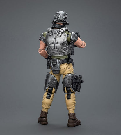 A jack-of-all-trades by nature, this Firepower Master is a walking encyclopedia when it comes to weapons, big and small. Taking on the toughest jobs on the planet, the Kina Mercenaries aren't afraid to get their hands dirty for a paycheck. Designed in 1/18 scale, this figure will be a perfect addition to your collection so order yours today!