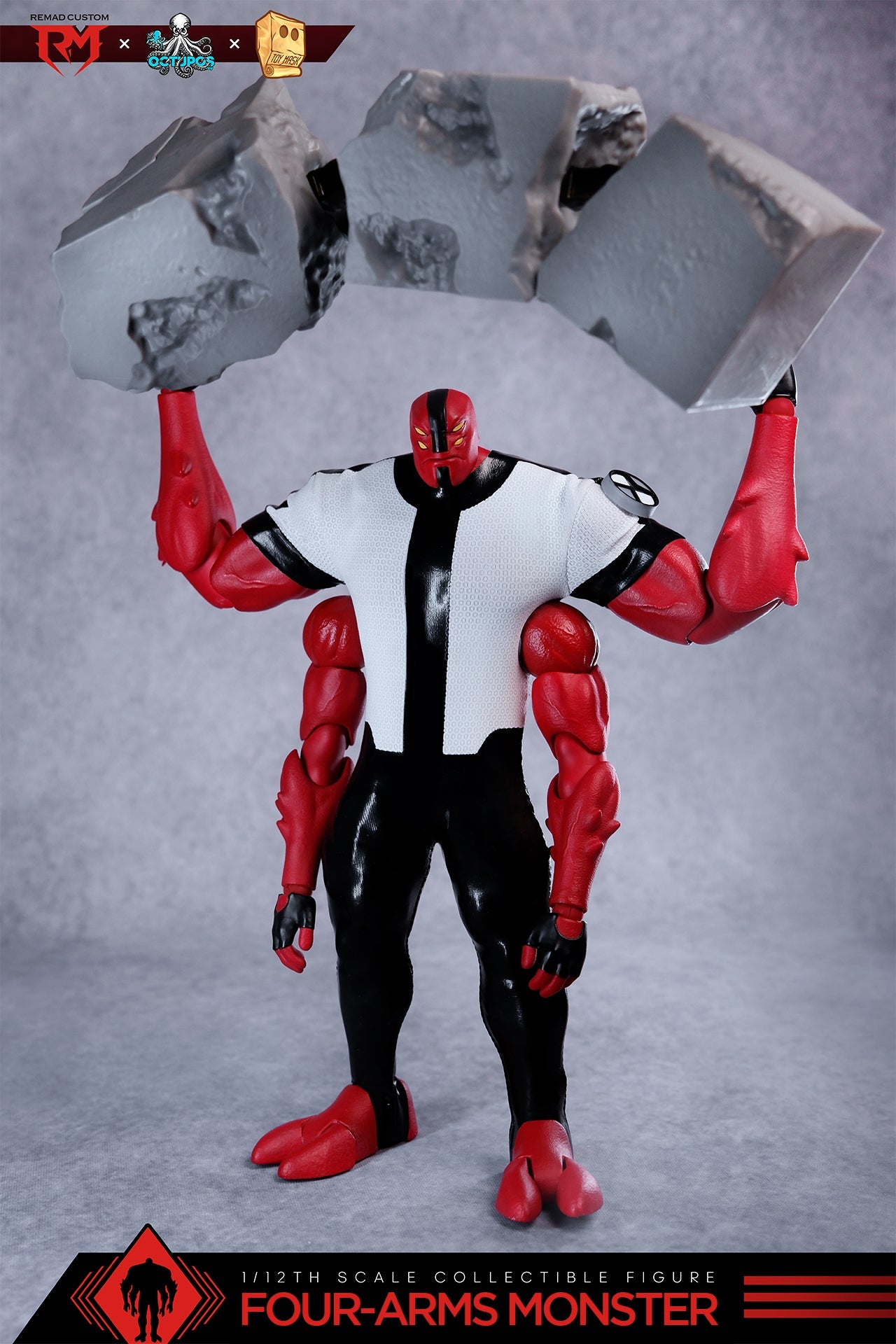 (Preorder) Octupus x Remad Custom 1/12 Four Arms Monster 8.9in action figure