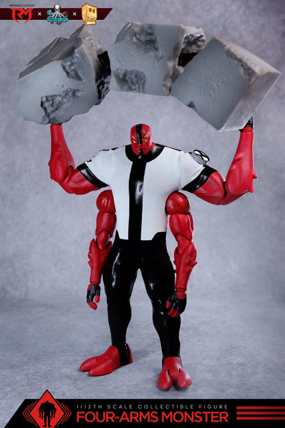 (Preorder) Octupus x Remad Custom 1/12 Four Arms Monster 8.9in action figure