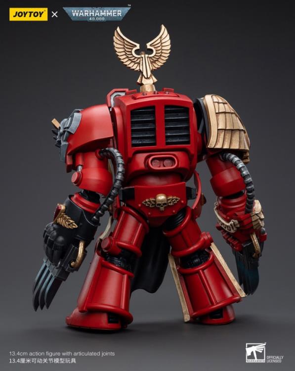 This 1/18 scale figure includes a variety of parts and accessories to allow you to customize your army of Warhammer 40k figures. Don't miss out on adding this figure to your collection!