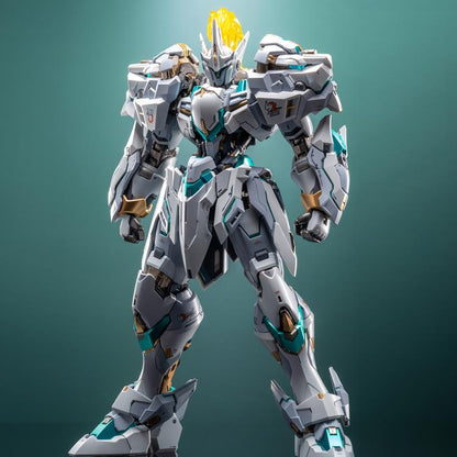 Coming fully equipped with an arsenal of accessories and interchangeable weapons, this unique and original figure stands about 11.41 inches tall and is made of ABS, diecast, and alloy. 