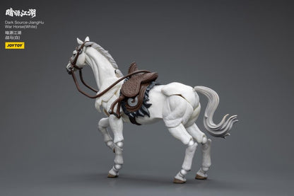 Introducing the remarkable Joy Toy Dark Source JiangHu War Horse (White Ver.) action figure. This meticulously crafted action figure brings the mystical world of JiangHu to life, capturing the essence and prowess of a war horse. Every inch of this action figure showcases the artistry and craftsmanship that Joy Toy is renowned for, ensuring an authentic and immersive experience for collectors and enthusiasts alike.