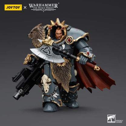 Joy Toy brings the Space Wolves to life with this Warhammer 1/18 scale action figure! Savage and barbaric in their approach to warfare, the Space Wolves excel in close quarters combat. Seeking glory above all else, they nonetheless bring the might of the Emperor down on his enemies with a fury unmatched by the other Space Marine chapters.