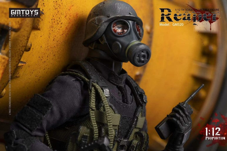 Add to your 1/12 scale figure collection with this Reaper figure from GMToys! This figure features real fabric clothes and a fully articulated body for maximum poseablility.