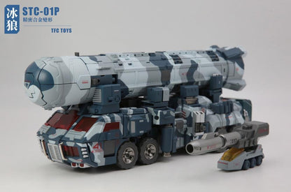 The S.T.Commander from TFC toys stands around 9.50 inches tall in robot mode and transforms into a weapons transport vehicle. The S.T.Commander figure is highly articulated and features real rubber tires and an assortment of armor pieces.