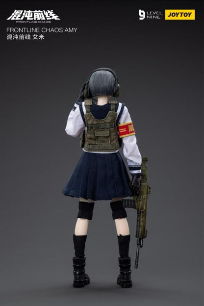 Joy Toy is proud to bring a new operative to their popular Frontline Chaos series of figures: Amy! Clad in a schoolgirl outfit, Amy is in charge of coordination and communications in her squad. With interchangeable hands and accessories, you won't want to miss out on this figure! Order yours today!