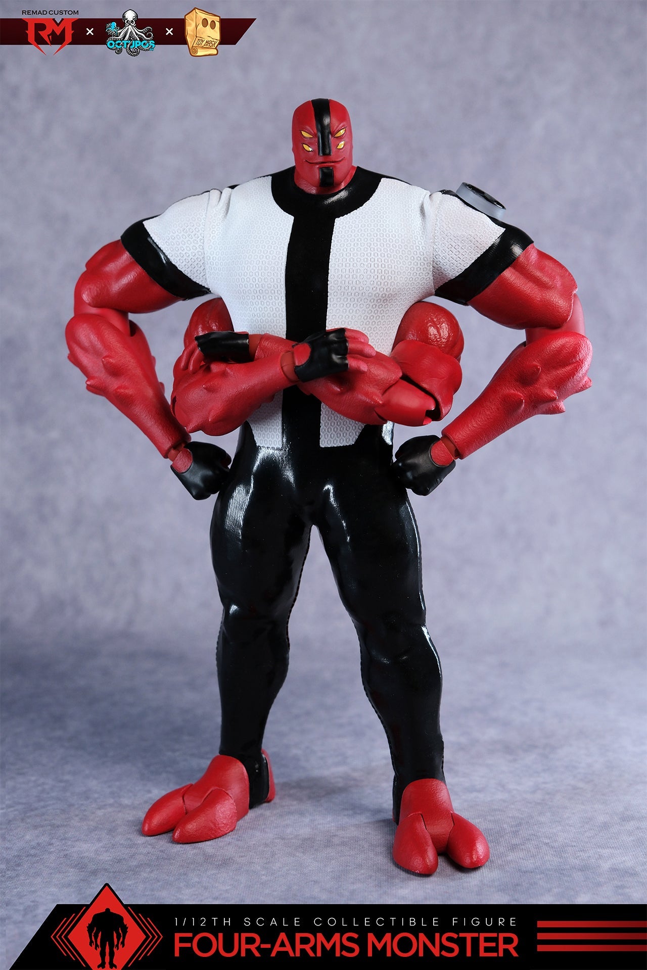 (Preorder) Octupus x Remad Custom 1/12 Four Arms Monster 8.9in action figure