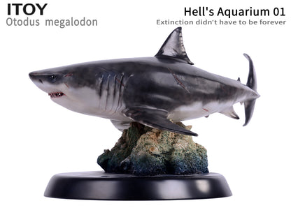 Itoy 1/35 scale otodus megalodon model