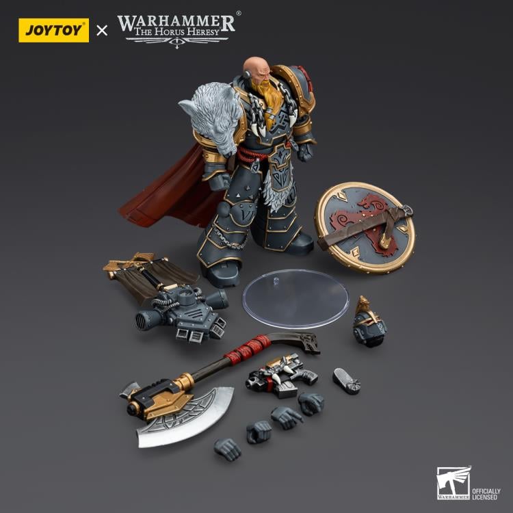 Joy Toy brings the Space Wolves to life with this Warhammer 1/18 scale action figure! Savage and barbaric in their approach to warfare, the Space Wolves excel in close quarters combat. Seeking glory above all else, they nonetheless bring the might of the Emperor down on his enemies with a fury unmatched by the other Space Marine chapters.