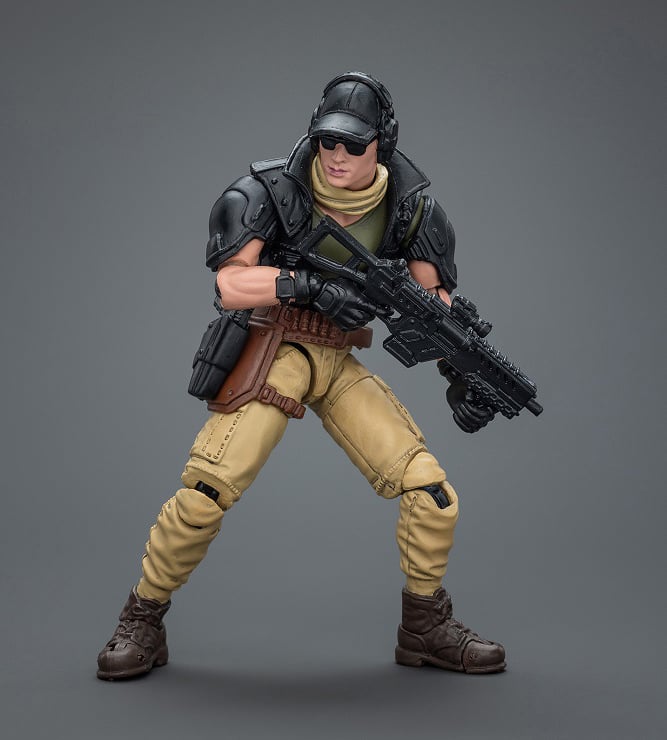 Despite getting a dishonorable discharge from the special forces, this soldier was recruited by the Kina Mercenaries to be an unstoppable force multiplier. Taking on the toughest jobs on the planet, the Kina Mercenaries aren't afraid to get their hands dirty for a paycheck. Designed in 1/18 scale, this figure will be a perfect addition to your collection so order yours today!