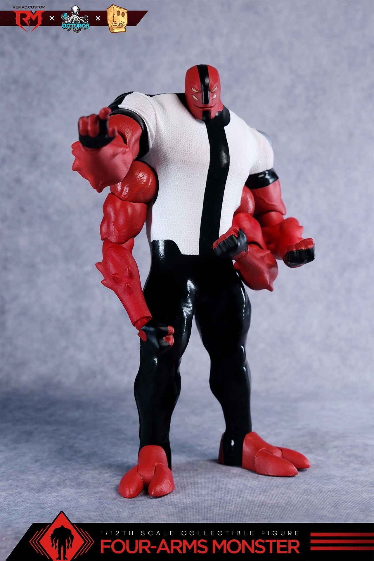 (Preorder) Octupus x Remad Custom 1/12 Four Arms Monster 8.9in action figure