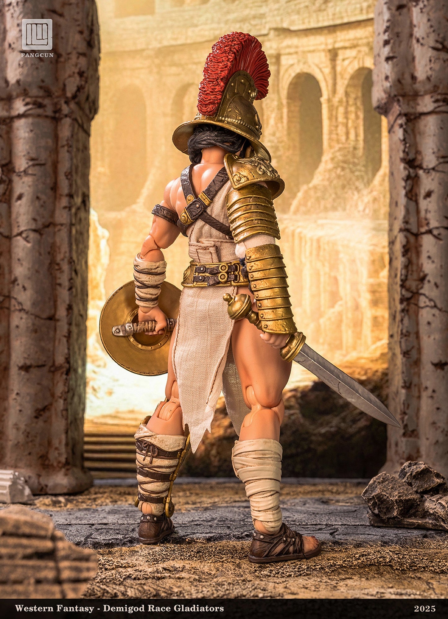 (Preorder) Fangcun Studio FC001A Demigod Race Gladiators Divine Realm War Hero Akilias 1/12 action figure