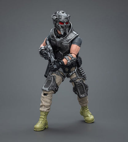 When things break down on the battlefield, this mercenary follows the one holy truth in this world: explosions can make any problem vanish in a second. Working with his fellow Sack Mercenaries squad, no job is too big or small if the price is right. Designed in 1/18 scale, this figure will be a perfect addition to your collection so order yours today!