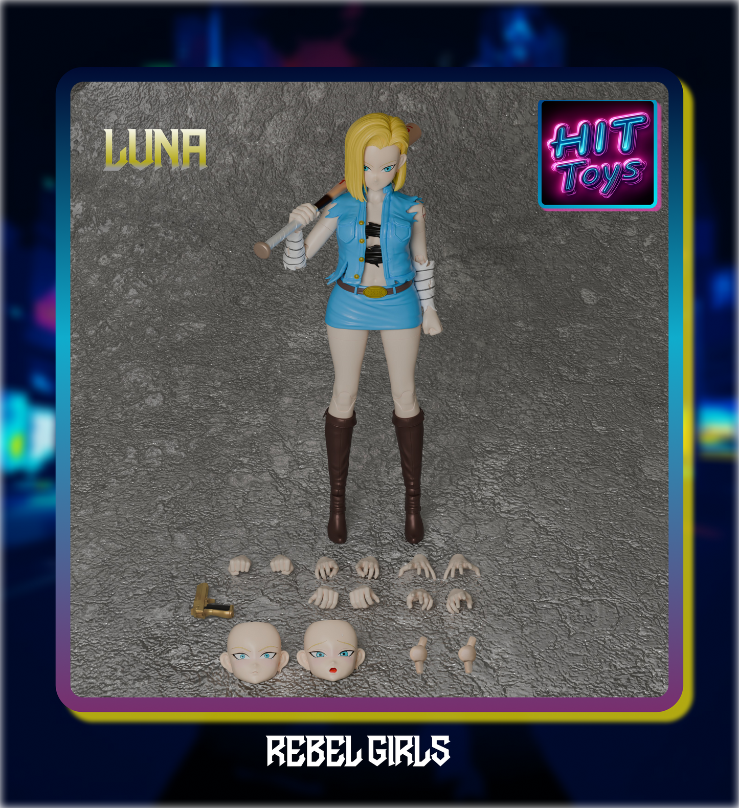 (Pre-order) HITToys 1/12 Rebel Girls Series Wave One Set of 2 (Luna and Nika)