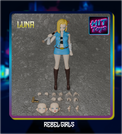 (Pre-order) HITToys 1/12 Rebel Girls Series Wave One Set of 2 (Luna and Nika)