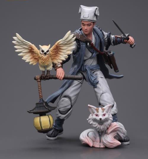 Introducing the remarkable Joy Toy Dark Source JiangHu Zongshi Tomb Huai-En Xu action figure. This meticulously crafted action figure brings the mystical world of JiangHu to life, capturing the essence and prowess of a legendary warrior. Every inch of this action figure showcases the artistry and craftsmanship that JoyToy is renowned for, ensuring an authentic and immersive experience for collectors and enthusiasts alike.