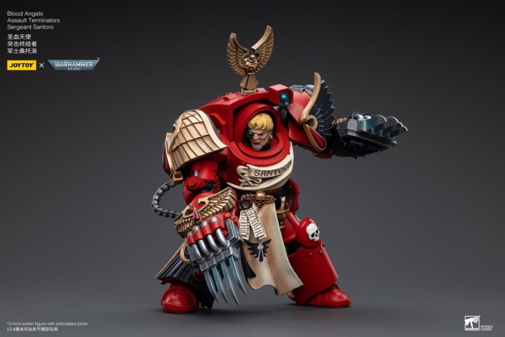 This 1/18 scale figure includes a variety of parts and accessories to allow you to customize your army of Warhammer 40k figures. Don't miss out on adding this figure to your collection!