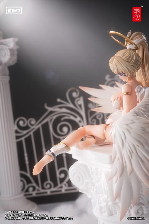 Customize your Angel Angela figure with the Angel Angela Custom Feet 1/12 scale accessory set by Snail Shell! This set includes 4 pairs of carefully sculpted feet to be used with the Angel Angela action figure. Be sure to add it to your collection!