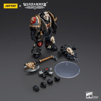 Joy Toy brings the Space Wolves to life with this Warhammer 40K 1/18 scale action figure! Savage and barbaric in their approach to warfare, the Space Wolves excel in close quarters combat. Seeking glory above all else, they nonetheless bring the might of the Emperor down on his enemies with a fury unmatched by the other Space Marine chapters.