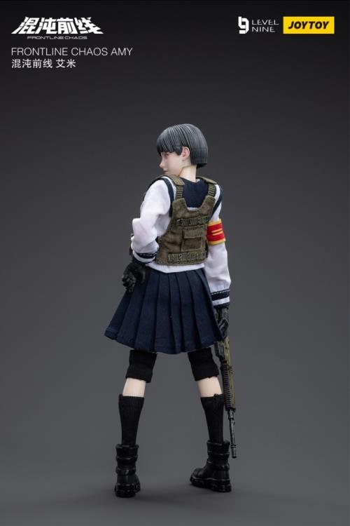 Joy Toy is proud to bring a new operative to their popular Frontline Chaos series of figures: Amy! Clad in a schoolgirl outfit, Amy is in charge of coordination and communications in her squad. With interchangeable hands and accessories, you won't want to miss out on this figure! Order yours today!