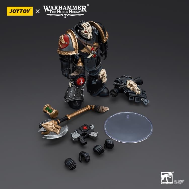 Joy Toy brings the Space Wolves to life with this Warhammer 40K 1/18 scale action figure! Savage and barbaric in their approach to warfare, the Space Wolves excel in close quarters combat. Seeking glory above all else, they nonetheless bring the might of the Emperor down on his enemies with a fury unmatched by the other Space Marine chapters.