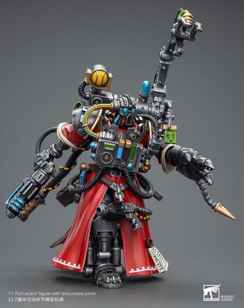 Introducing Joy Toy's Warhammer 40K Adeptus Mechanicus Cybernetica Datasmith! With this exquisitely crafted collectible, which features the recognizable Cybernetica Datasmith, you can fully immerse yourself in the historic battles of the Warhammer 40K universe. This action figure, painstakingly created with attention to detail, captures the intense loyalty and unbreakable spirit of the Ultramarines, making it a must-have for collectors and ardent Warhammer 40K enthusiasts alike.