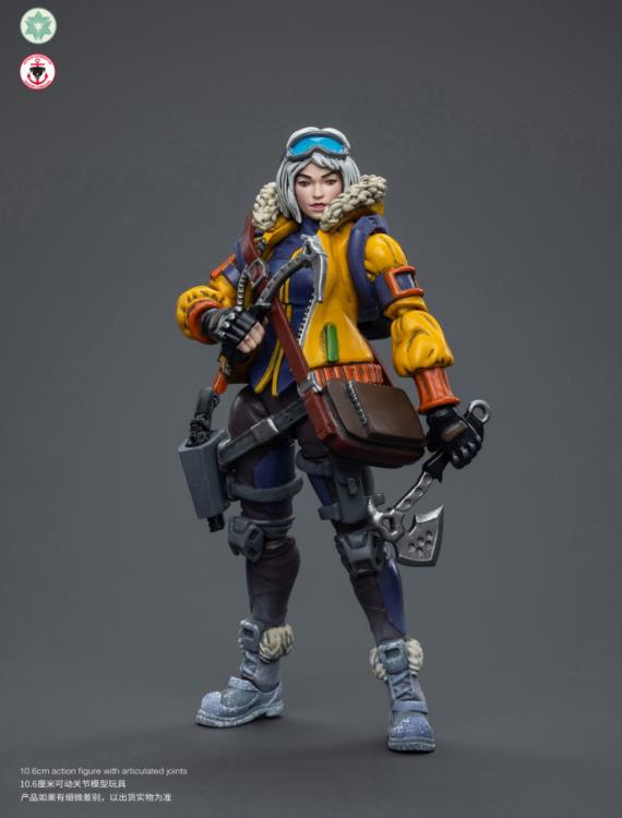 The Joy Toy Oktavia Grimsdottir lcebreaker's Harpooner action figure is perfect for collectors and fans of the Infinity universe, as well as those who appreciate high-quality action figures. With its impressive level of detail and articulation, this action figure is a must-have for any serious collector or fan.