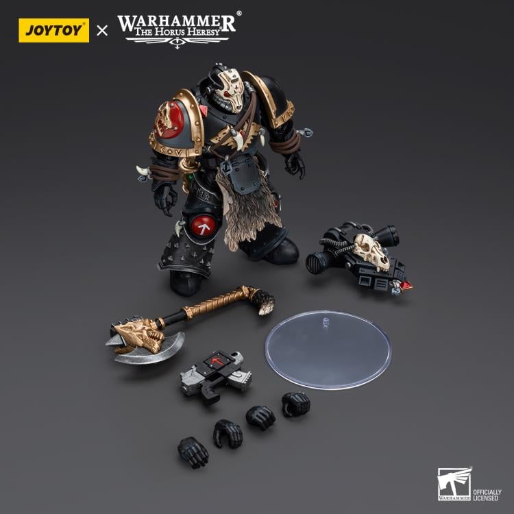 Joy Toy brings the Space Wolves to life with this Warhammer 40K 1/18 scale action figure! Savage and barbaric in their approach to warfare, the Space Wolves excel in close quarters combat. Seeking glory above all else, they nonetheless bring the might of the Emperor down on his enemies with a fury unmatched by the other Space Marine chapters.