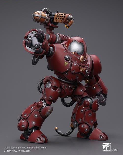 Introducing Joy Toy's Warhammer 40K Adeptus Mechanicus Kastelan Robot with Incendine Combustor! With this exquisitely crafted collectible, which features the recognizable Kastelan Robot with Incendine Combustor, you can fully immerse yourself in the historic battles of the Warhammer 40K universe.