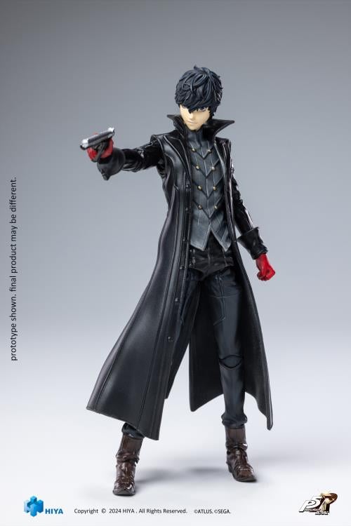 Steal hearts and fight corruption with the Exquisite Basic Joker action figure from Persona 5: Royal by Hiya Toys!

Standing approximately 6" tall, this highly detailed 1/12 scale figure captures Joker's iconic Phantom Thief look, complete with his red gloves, tailored black coat, and signature white pocket square.