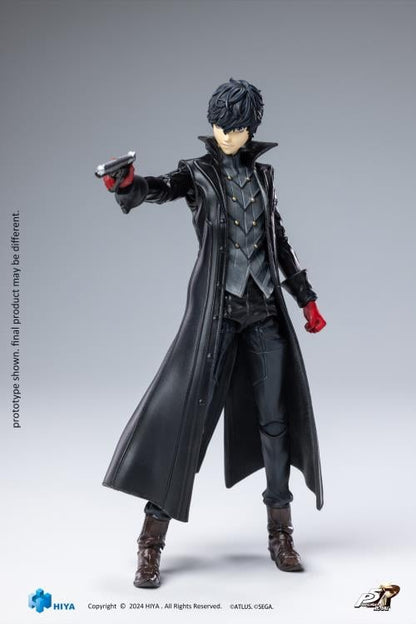 Steal hearts and fight corruption with the Exquisite Basic Joker action figure from Persona 5: Royal by Hiya Toys!

Standing approximately 6" tall, this highly detailed 1/12 scale figure captures Joker's iconic Phantom Thief look, complete with his red gloves, tailored black coat, and signature white pocket square.