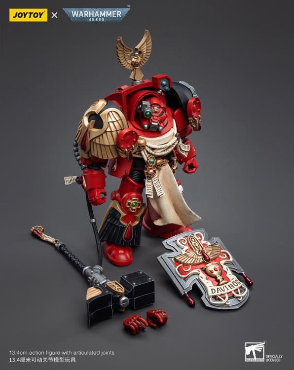 This 1/18 scale figure includes a variety of parts and accessories to allow you to customize your army of Warhammer 40k figures. Don't miss out on adding this figure to your collection!