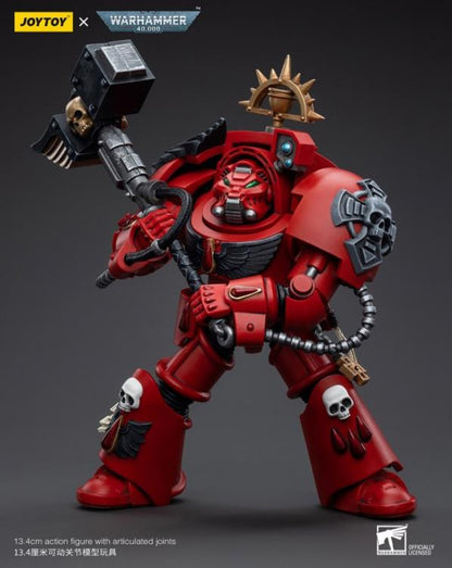 This 1/18 scale figure includes a variety of parts and accessories to allow you to customize your army of Warhammer 40k figures. Don't miss out on adding this figure to your collection!