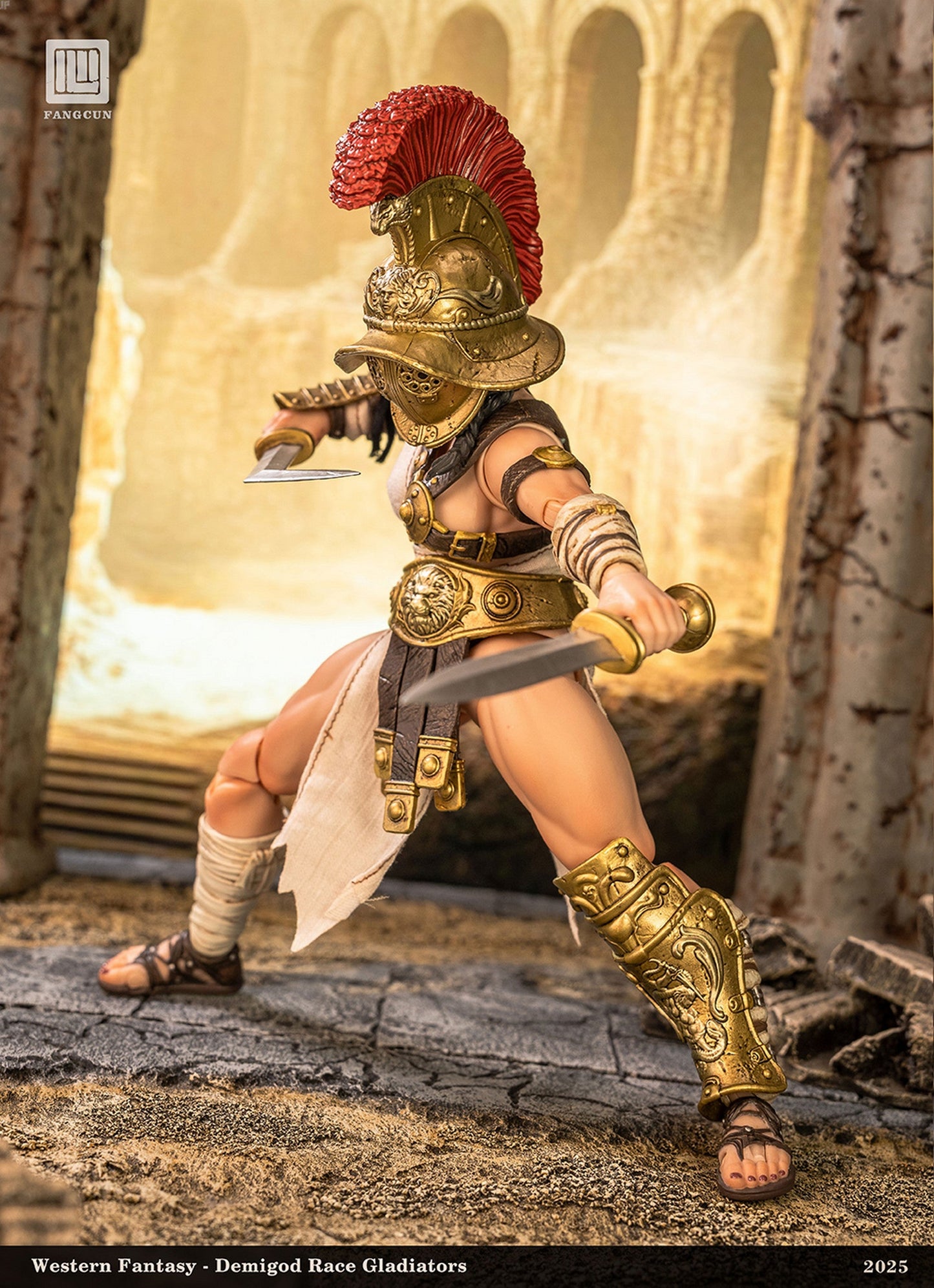 (Preorder) Fangcun Studio FC001A Demigod Race Gladiators Divine Realm War Hero Akilias 1/12 action figure