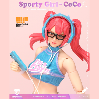 (Pre-order) Crazyfigure 1/12 Sporty Girl CoCo figure