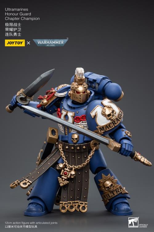 Joy Toy brings the Ultramarines to life with this Warhammer 40K 1/18 scale figure! Highly disciplined and courageous warriors, the Ultramarines have remained true to the teachings of their Primarch Roboute Guilliman for 10,000 standard years. Keeping watch over the Imperium, they personify the very spirit of the Adeptus Astartes.