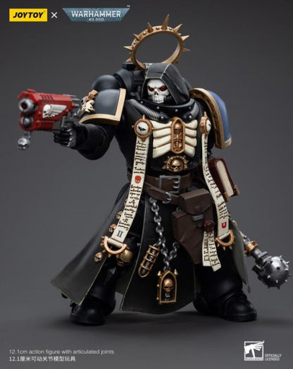 This 1/18 scale figure includes a variety of parts and accessories to allow you to customize your army of Warhammer 40k figures. Don't miss out on adding this figure to your collection!