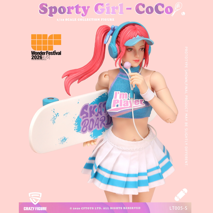 (Pre-order) Crazyfigure 1/12 Sporty Girl CoCo figure