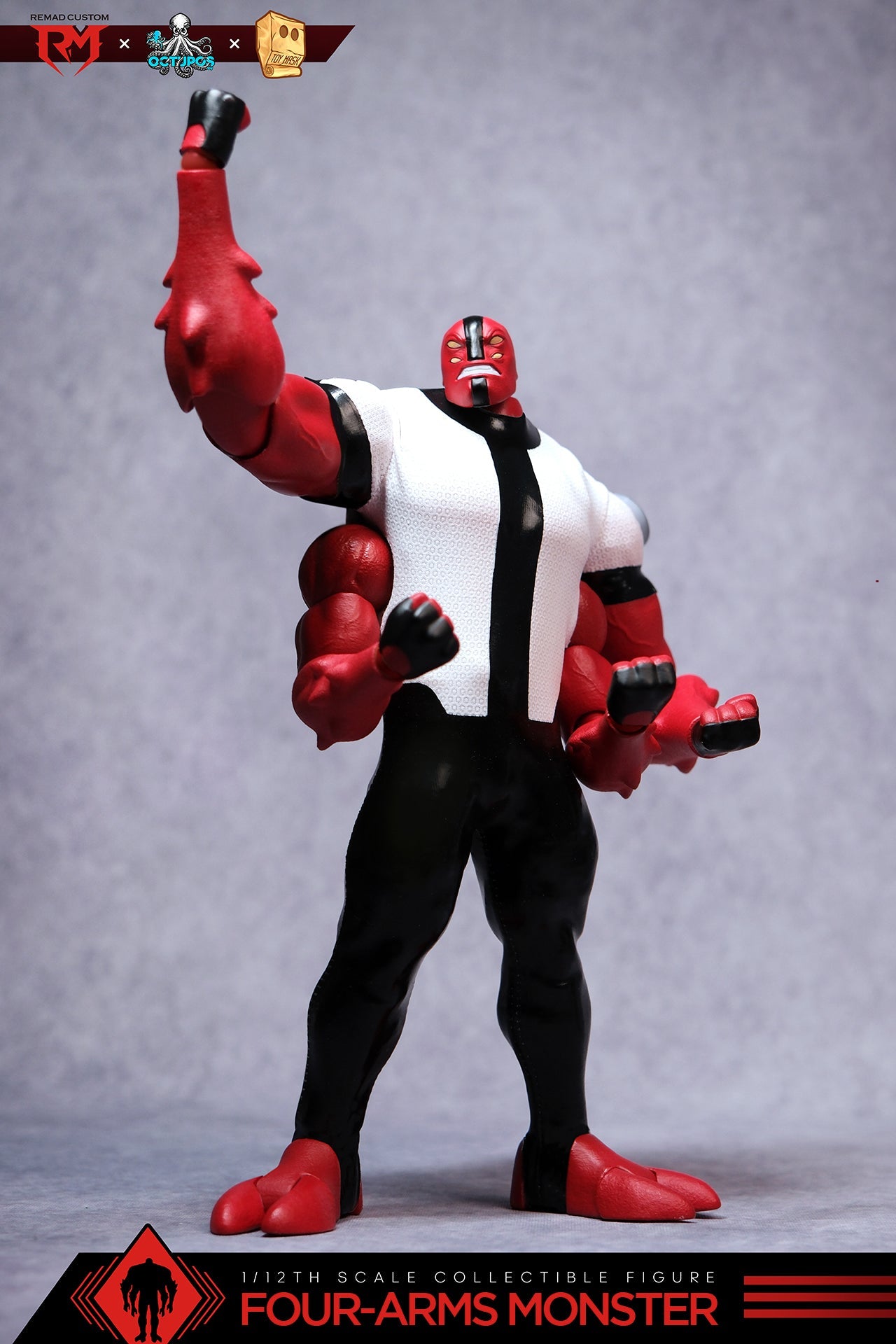 (Preorder) Octupus x Remad Custom 1/12 Four Arms Monster 8.9in action figure