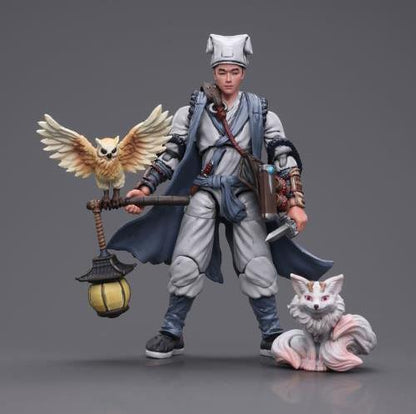 Introducing the remarkable Joy Toy Dark Source JiangHu Zongshi Tomb Huai-En Xu action figure. This meticulously crafted action figure brings the mystical world of JiangHu to life, capturing the essence and prowess of a legendary warrior. Every inch of this action figure showcases the artistry and craftsmanship that JoyToy is renowned for, ensuring an authentic and immersive experience for collectors and enthusiasts alike.