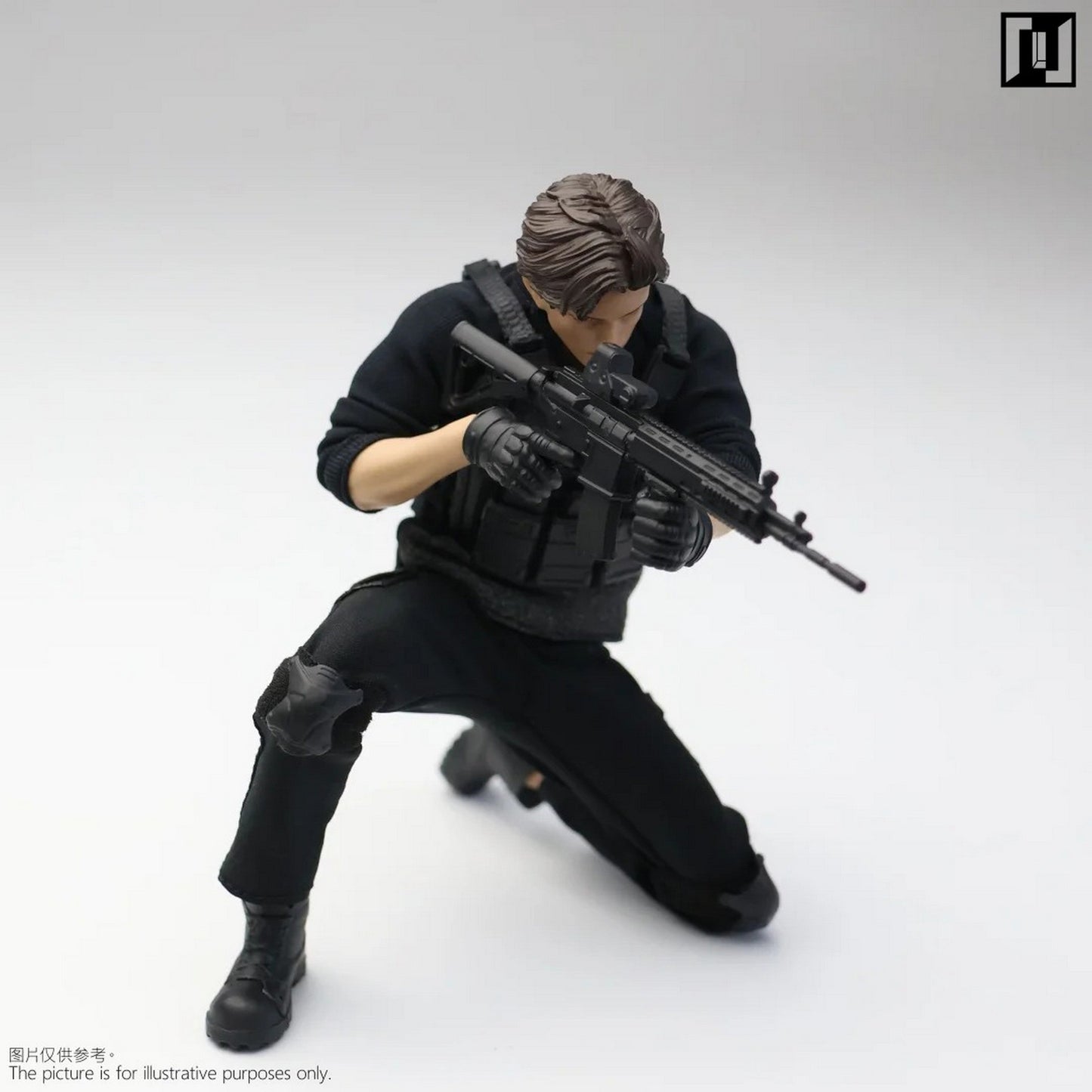 (Pre-order) MIRRFIG studio 1/12 Black Agent figure