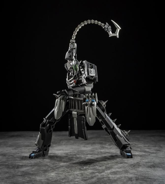 Iron Factory's Kari-Vajra is made of durable plastic, features a high level of articulation and is highly posable. The figure is built to a high standard and meticulously precision engineered to Iron Factory standards. Kari-Vajra can convert between robot form and a vehicle form.