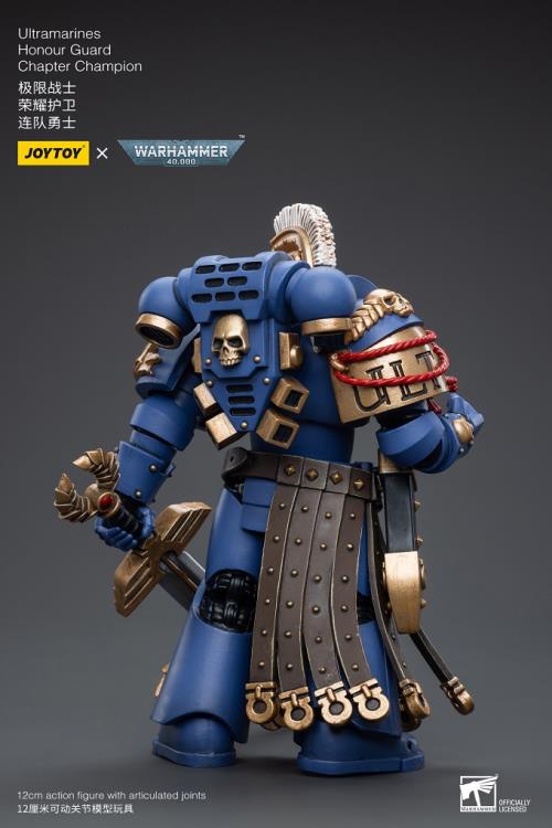 Joy Toy brings the Ultramarines to life with this Warhammer 40K 1/18 scale figure! Highly disciplined and courageous warriors, the Ultramarines have remained true to the teachings of their Primarch Roboute Guilliman for 10,000 standard years. Keeping watch over the Imperium, they personify the very spirit of the Adeptus Astartes.