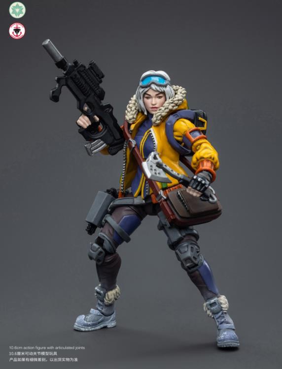 The Joy Toy Oktavia Grimsdottir lcebreaker's Harpooner action figure is perfect for collectors and fans of the Infinity universe, as well as those who appreciate high-quality action figures. With its impressive level of detail and articulation, this action figure is a must-have for any serious collector or fan.